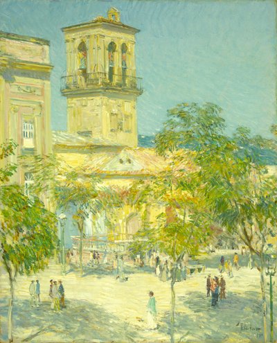 Straat van de Grote Kapitein, Córdoba door Childe Hassam