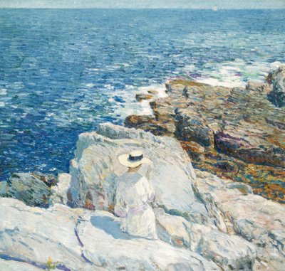 De Zuidelijke Rotsen, Appledore, 1913 door Childe Hassam