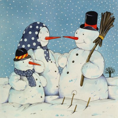 De Sneeuwmanfamilie, 1997 door Christian Kaempf