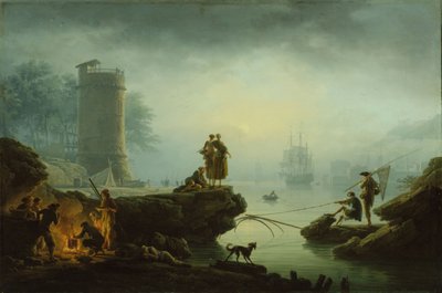 Ochtend door Claude Joseph Vernet