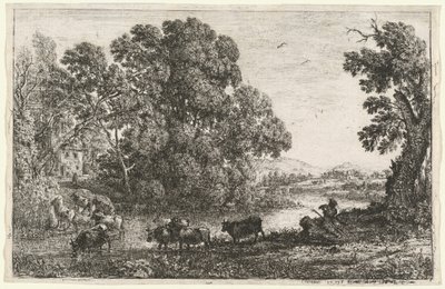 De Koeherder door Claude Lorrain