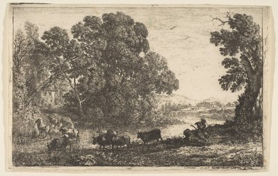 De Koeherder, 1636 door Claude Lorrain