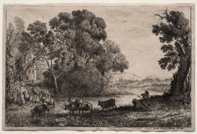 De Koeherder door Claude Lorrain