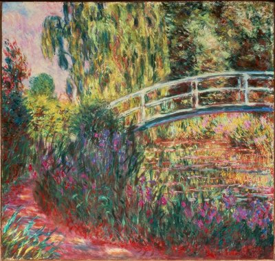 De Japanse brug door Claude Monet