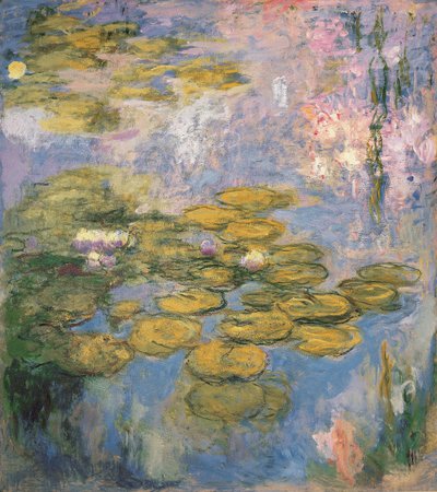 Nymphéas, 1916-19 door Claude Monet