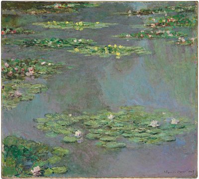 Waterlelies, 1905 door Claude Monet