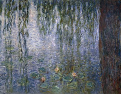 Waterlelies, detail door Claude Monet