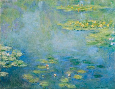 Waterlelies, ca. 1906 door Claude Monet