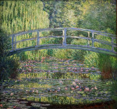 Waterlelievijver, Groene Harmonie door Claude Monet