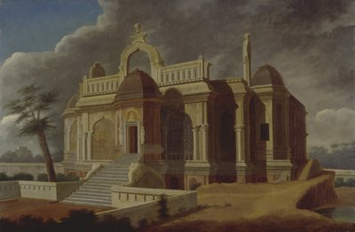 Mausoleum met Stenen Olifanten, 1788 door Colonel Francis Swain Ward