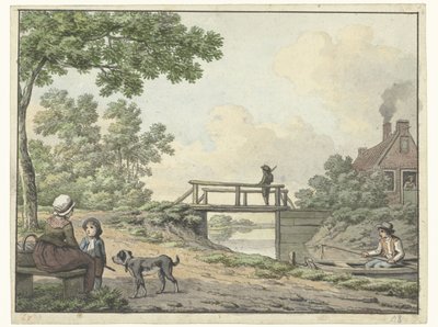 Liggende hond door Cornelis Saftleven