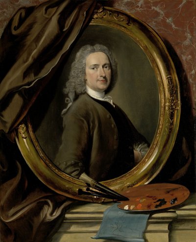 Zelfportret door Cornelis Troost