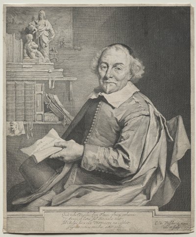 Vondel, 1657 door Cornelis Visscher