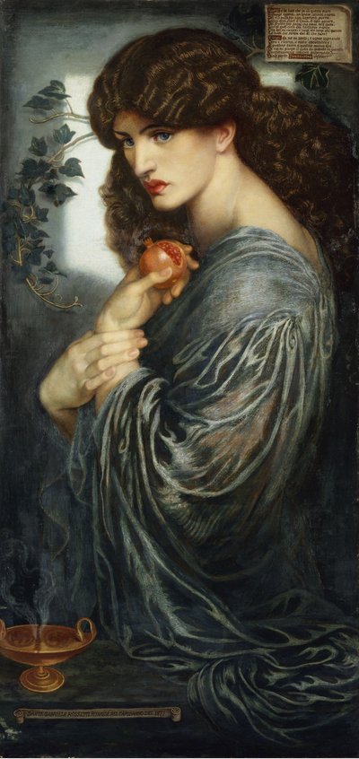 Proserpina, 1882 door Dante Gabriel Charles Rossetti