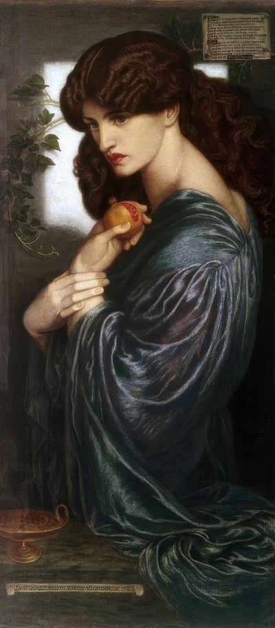 Proserpina door Dante Gabriel Charles Rossetti