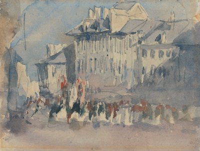 Een Religieuze Processie door David Cox