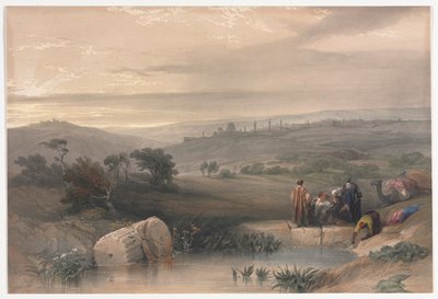 Jeruzalem vanuit het noorden, 1839 door David Roberts