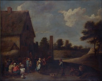 Boeren aan het feesten door David Teniers II