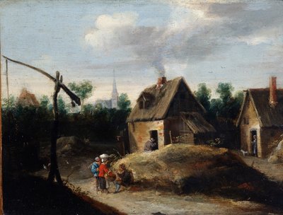 Landelijk Landschap, 17e eeuw door David Teniers the Younger