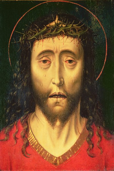 Christus gekroond met doornen, ca. 1475 door Dirck Bouts