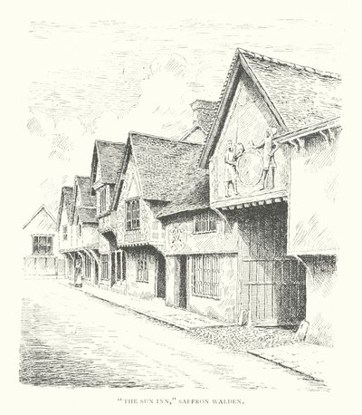 "The Sun Inn," Saffron Walden door Duncan Moul