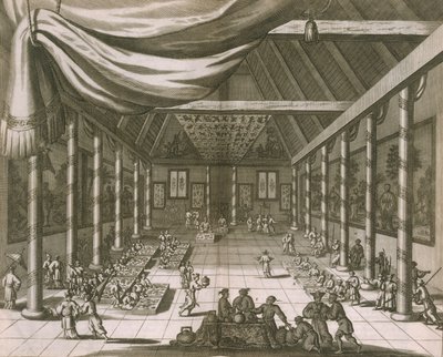 Keizerlijk Paleis, Peking, 1670 door Dutch School