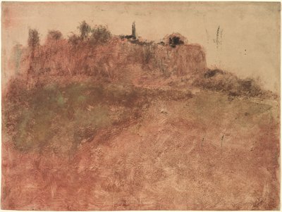 Estérel Village, ca. 1890 door Edgar Degas