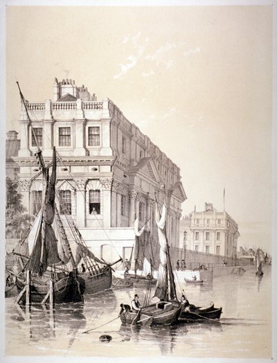 Het Koninklijk Marinehospitaal, Greenwich, Londen, 1838 door Edmund Patten