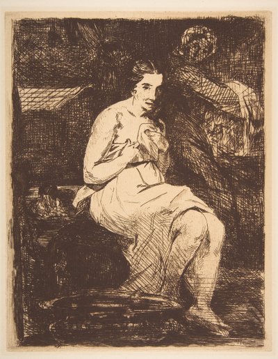 De Toilette, 1862 door Édouard Manet