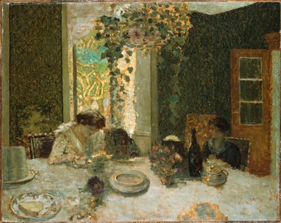 De eetkamer, ca. 1900 door Edouard Vuillard