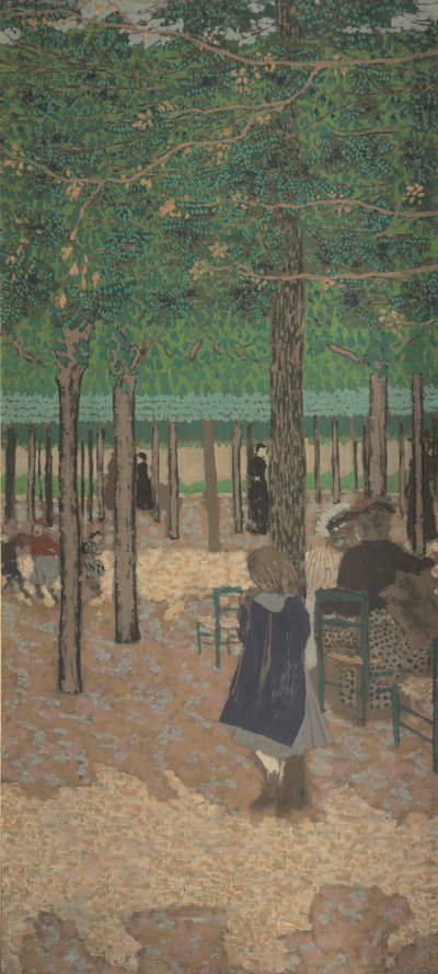 Onder de Bomen, 1894 door Edouard Vuillard