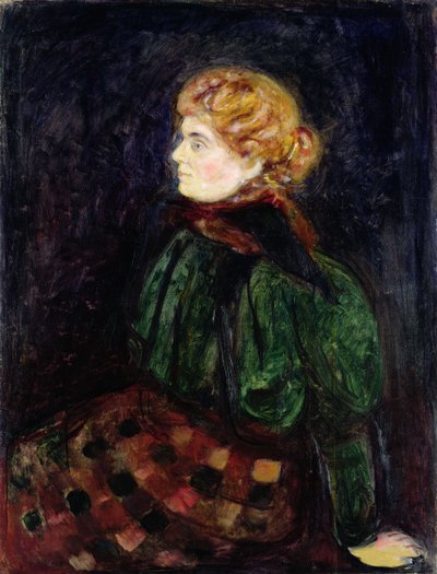 Portret van Frau Maximilian Harden door Edvard Munch