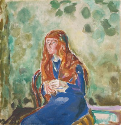 Portret van Käte Perls, 1913 door Edvard Munch