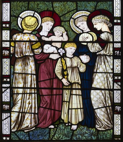 Moeders en Kinderen door Edward Burne Jones