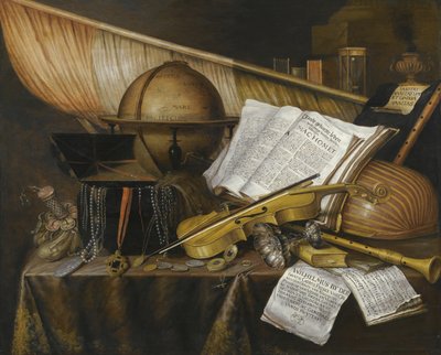 Vanitas Stilleven, 1632 door Edward Collier