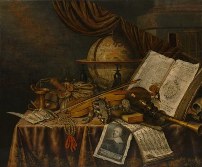 Vanitas stilleven door Edward Collier