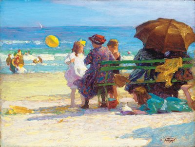 Een familie-uitje door Edward Henry Potthast