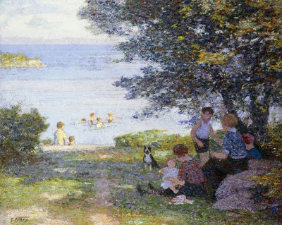 Bij het water door Edward Henry Potthast