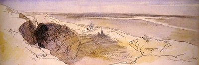 In de woestijn bij Damascus door Edward Lear