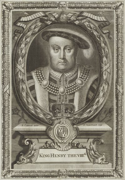 Koning Hendrik VIII van Engeland door Edward Lutterell