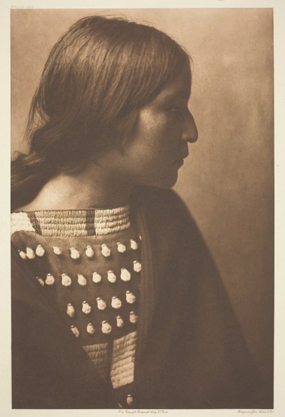 Arikara meisje door Edward S. Curtis