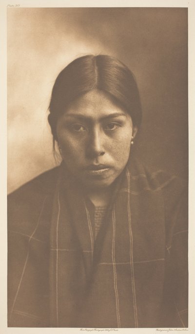 Suquamish vrouw door Edward S. Curtis