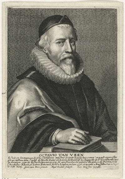 Portret van Otto van Veen door Egidius Rucholle