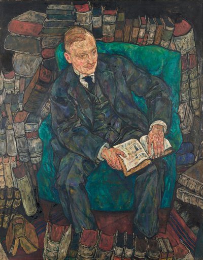 Dr. Hugo Koller door Egon Schiele