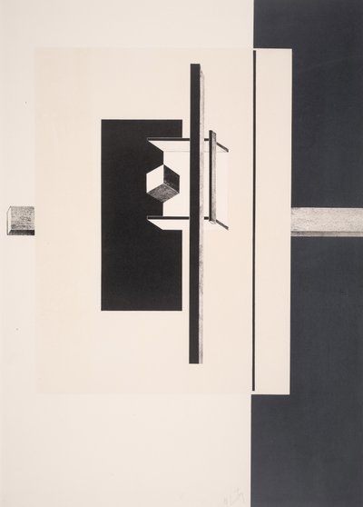 Zonder Titel door Eliezer Markowich Lissitzky