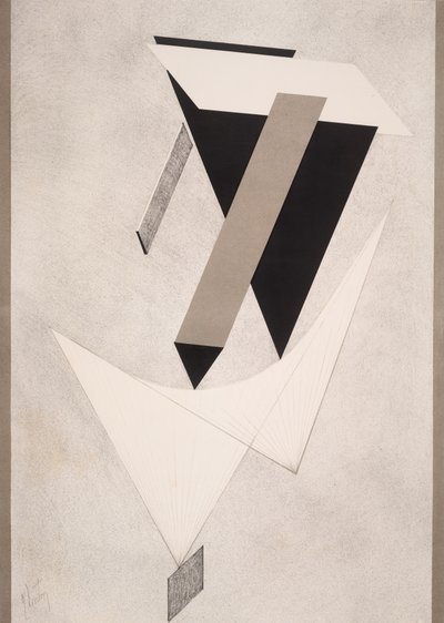 Zonder titel door Eliezer Markowich Lissitzky