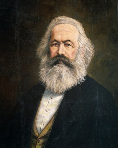 Portret van Karl Marx door Emil Dreyer