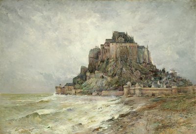 Mont Saint-Michel, 1896 door Emile Noirot