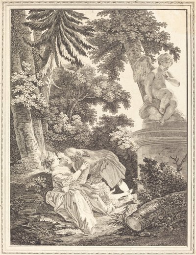 De Nacht door Emmanuel Jean Nepomucène de Ghendt after Pierre Antoine Baudouin