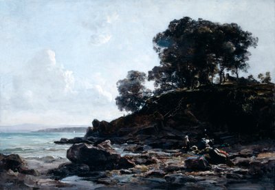 Wasserette bij eb, 1891 door Emmanuel Lansyer